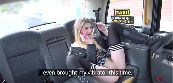  Slutty amateur student desires the taxi drivers cock